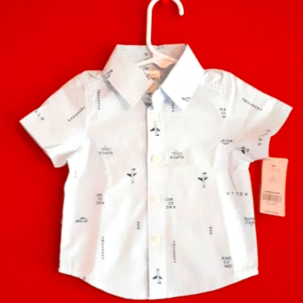 Carter's Short-Sleeved Button Up